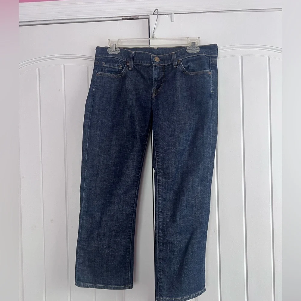 Citizens of Humanity Kelly Stretch Low Waist Cropped Size 29 EUC - Picture 2 of 3